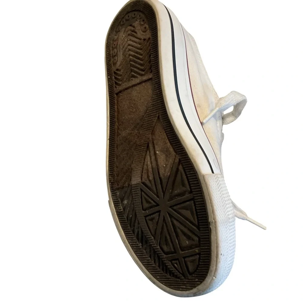 Weestep Sneakers Kids Size 12 Canvas Shoes Cream Lace Up Casual
